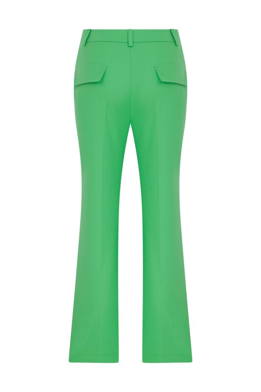 Yarım Paça Pantolon Yeşil - 5