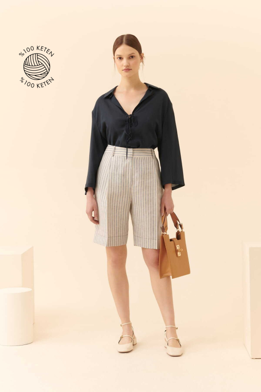 Chino Şort Standart Renk - 1