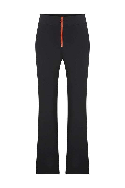 Fermuar Detaylı Pantolon Siyah - 4