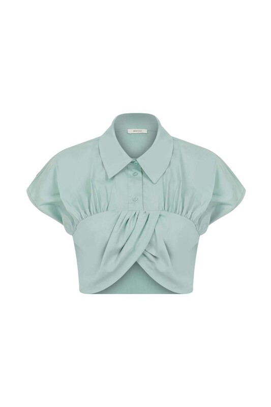 Crop Bluz Mint - 4