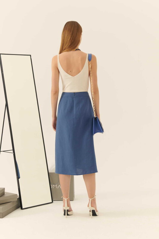 Midi Boy Etek İndigo - Roman (1)