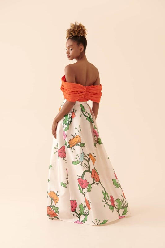 Floral Long Skirt Original - 2