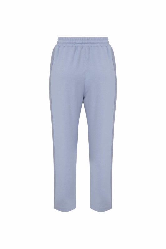 Beli Bağlamalı Pantolon Mavi - 4