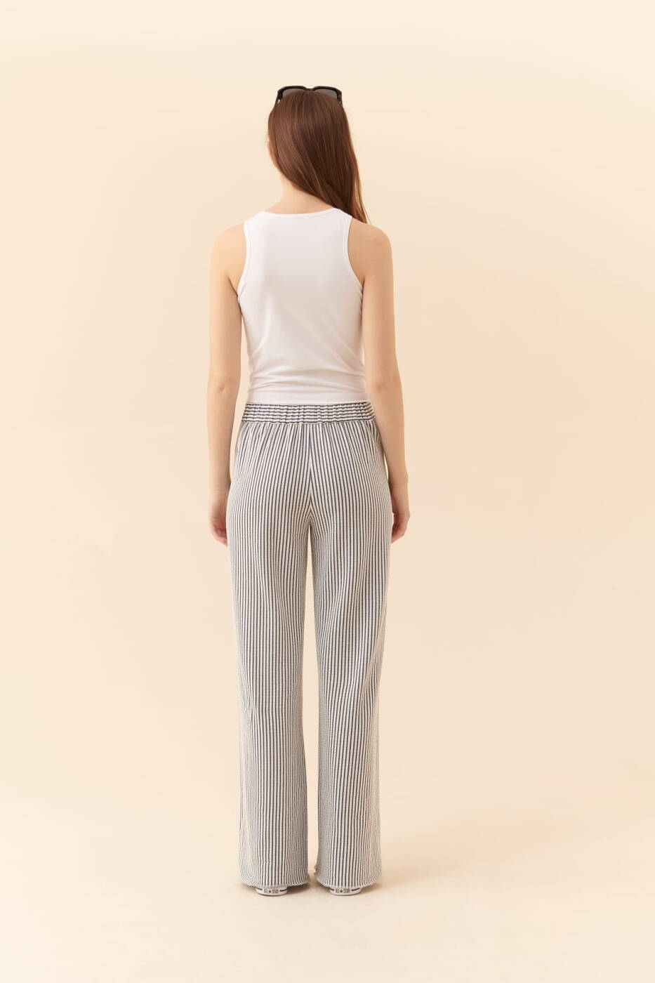 Geniş Paça Pantolon Standart Renk - 2