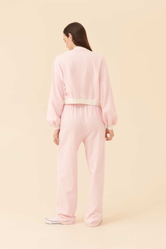 Beli Bağlamalı Pantolon Pembe - 2