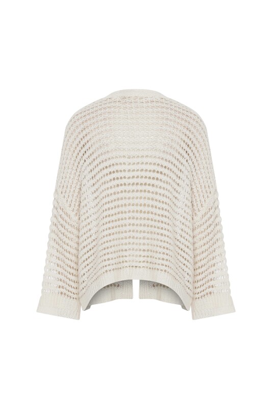 Triko Hırka Kemik - 5