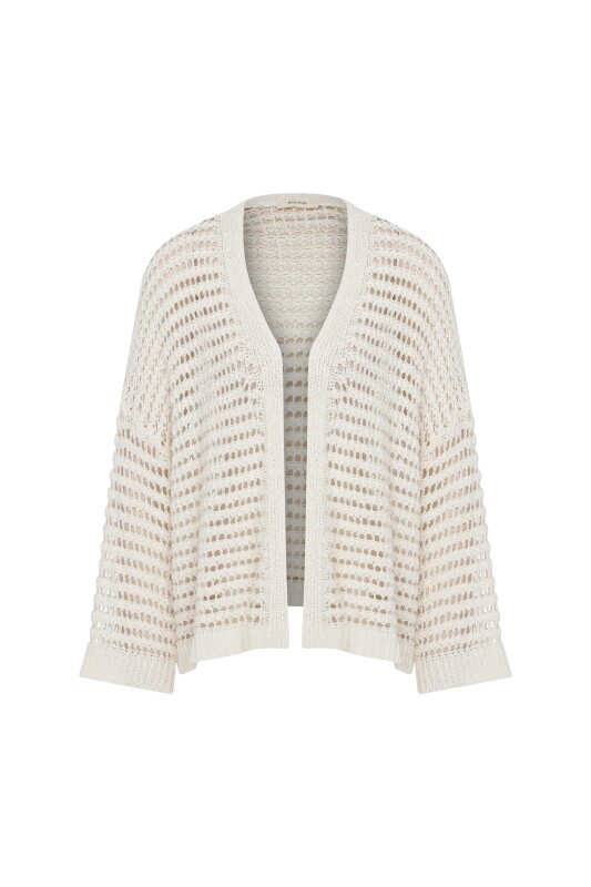 Triko Hırka Kemik - 4