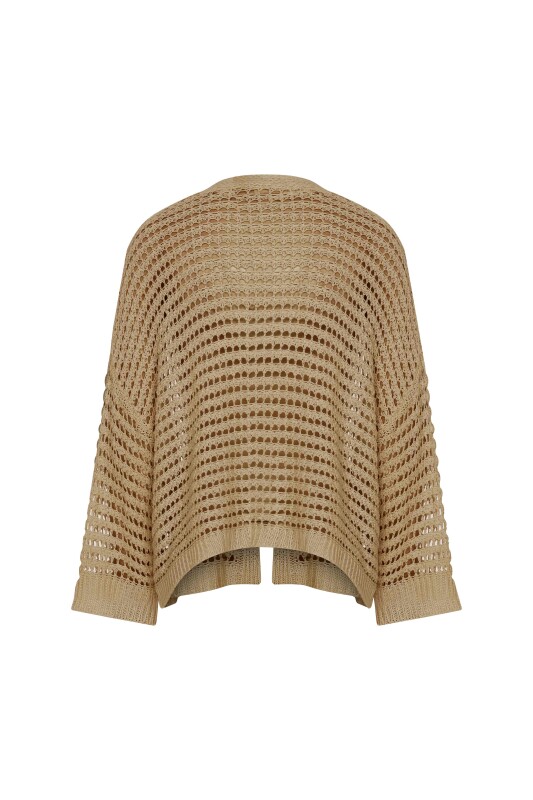 Knitwear Cardigan Tan - 4