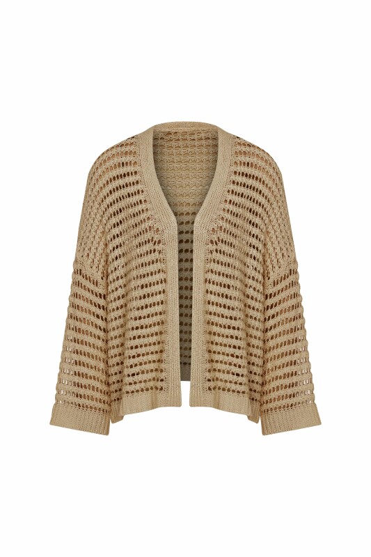 Knitwear Cardigan Tan - 3