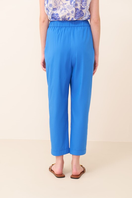 Elastic Waist Trousers Blue - Roman (1)