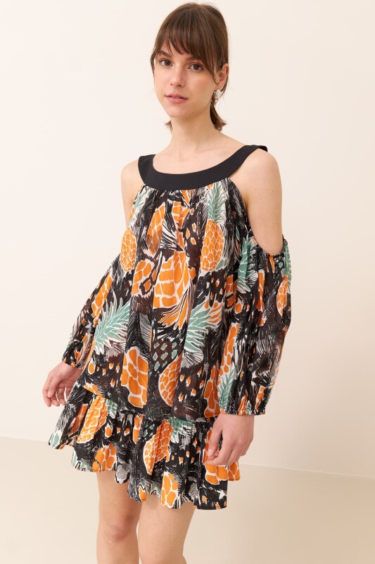 Boat Neck Blouse Original - 4