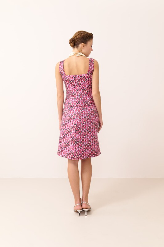 Kare Yaka Jakarlı Büstiyer Standart Renk - Roman (1)