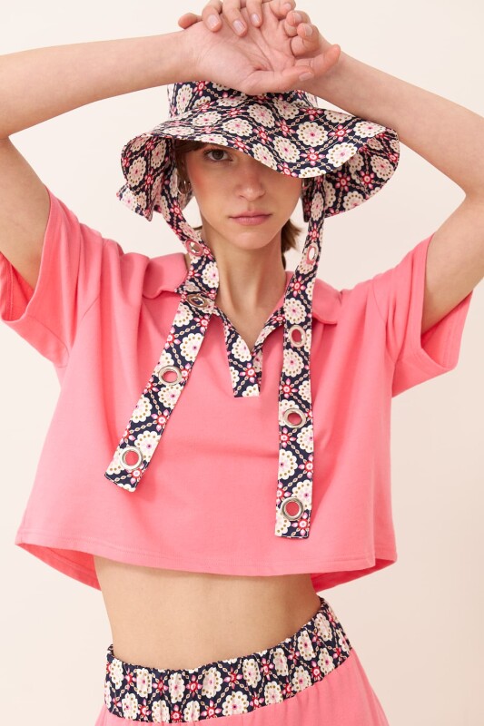 Bağlama Detaylı Şapka Standart Renk - Roman (1)