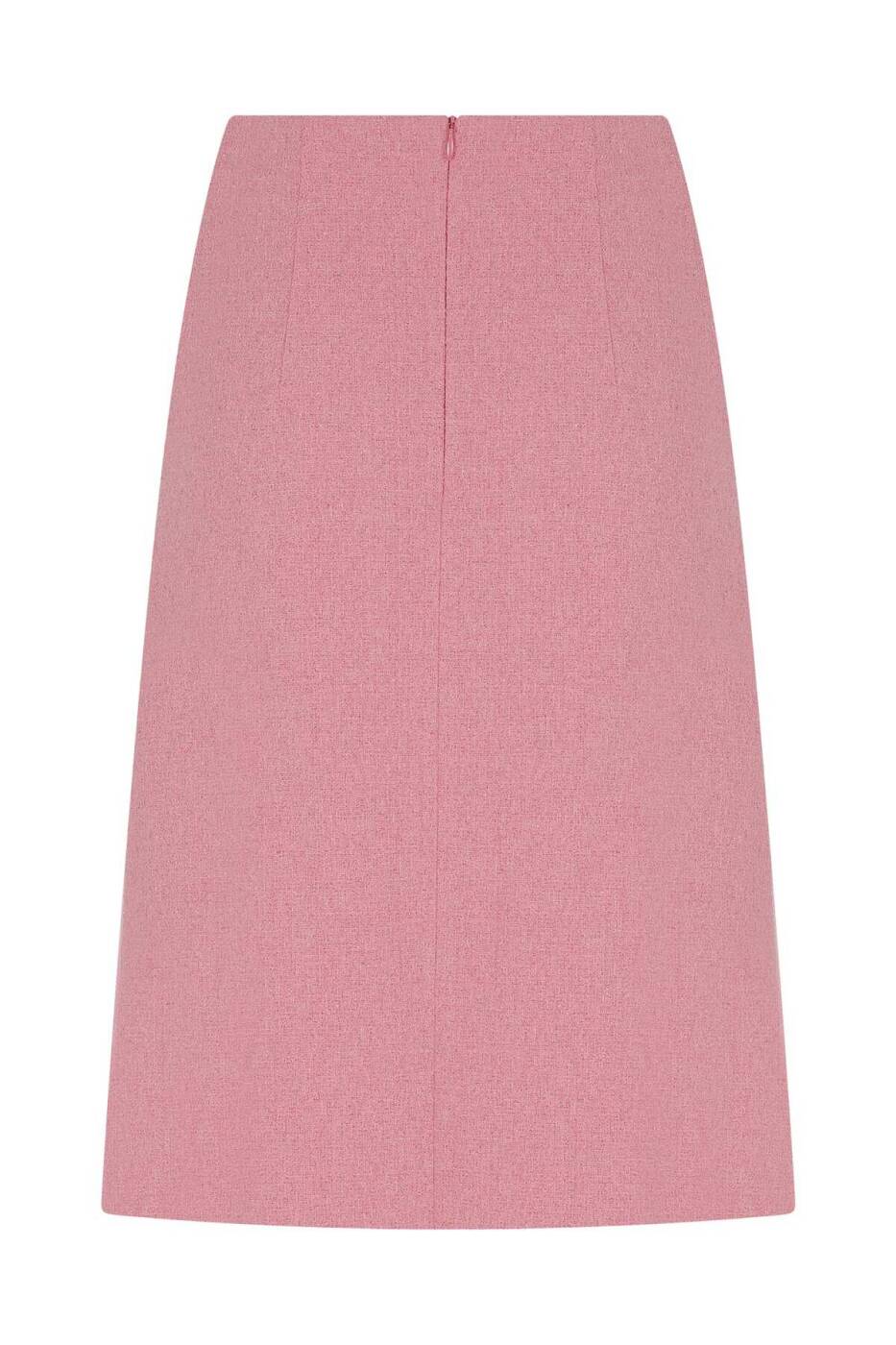 Yırtmaçlı Uzun Etek Pembe - 5