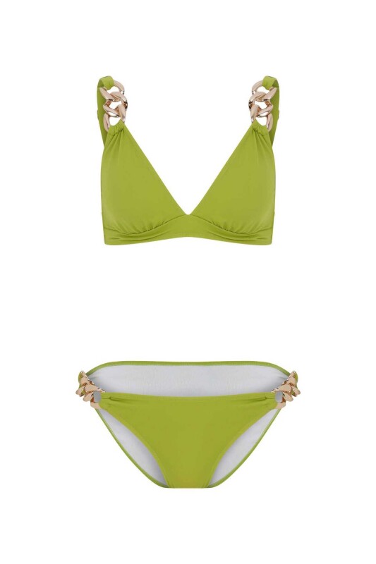 Zincirli Bikini Fıstık Yeşili - 3